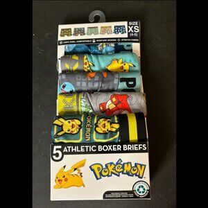 Pokémon Boy's Athletic Boxer Brief Brand-New Size XS